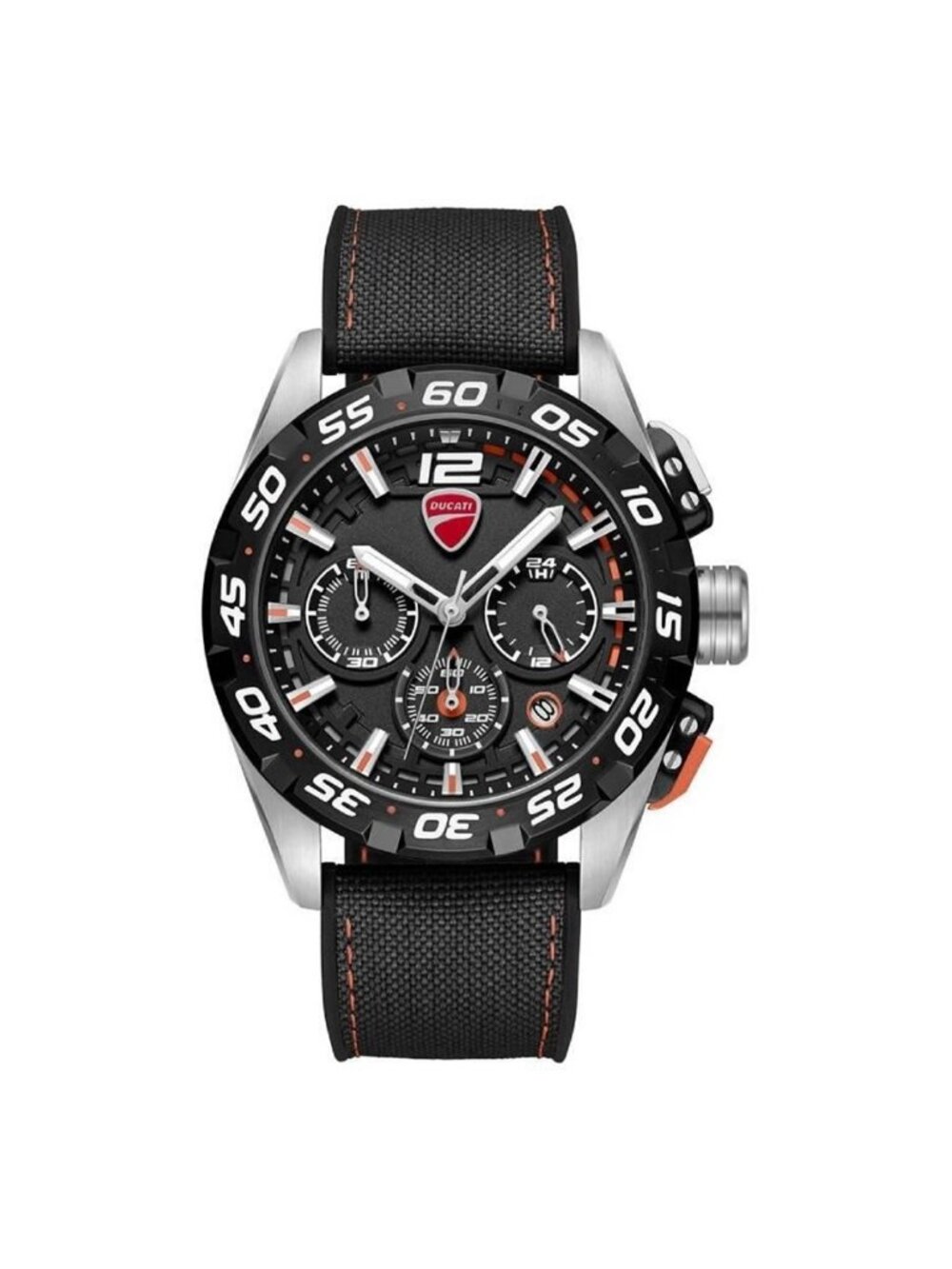 NWT Ducati Chronograph Quartz Black Dial Men's Watch